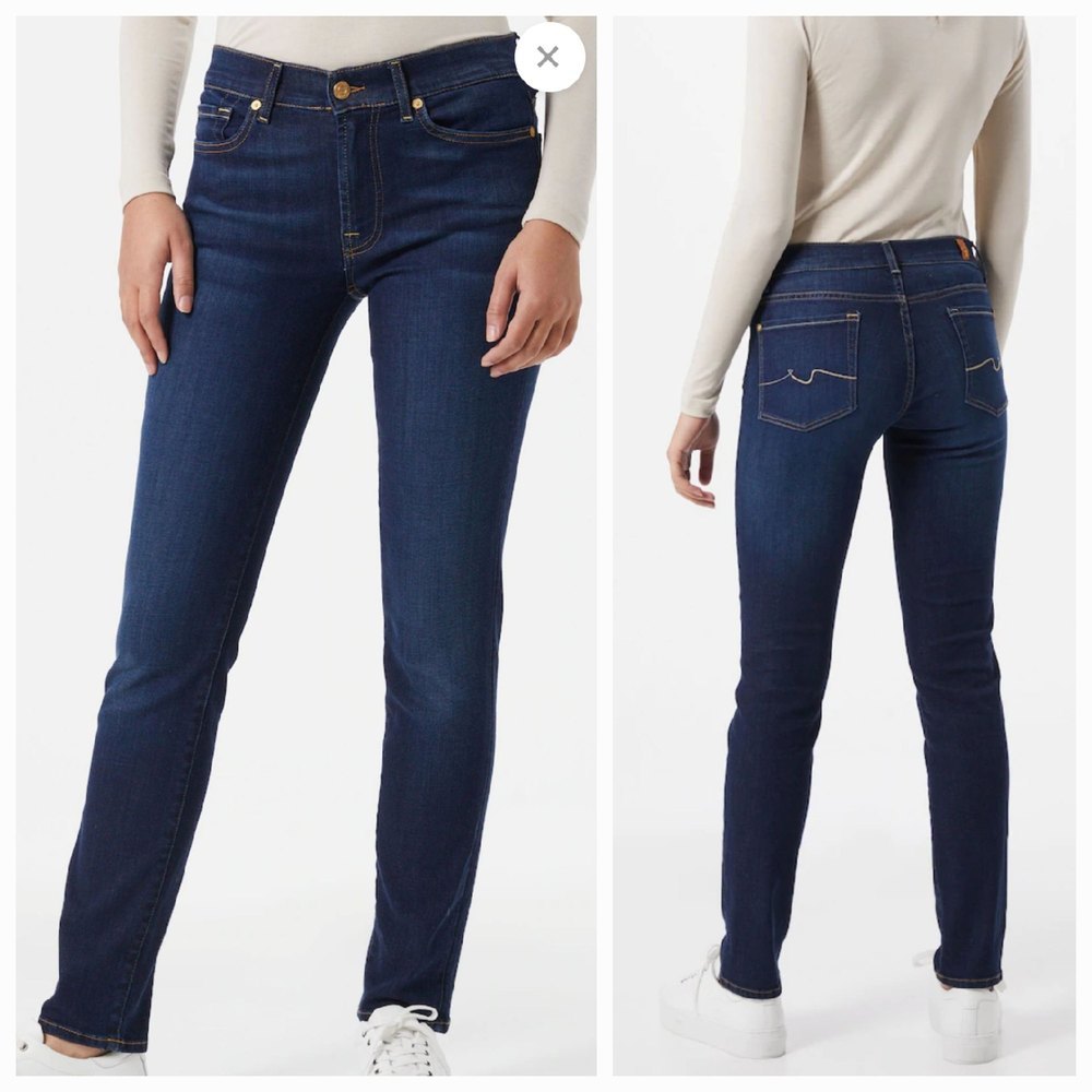 7 for all mankind size 12/31 Roxanne medium wash denim jeans